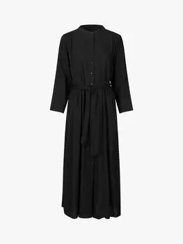 Макси-платье-рубашка harper Lollys Laundry, черный