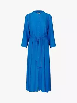 Макси-платье-рубашка harper Lollys Laundry, цвет Cobalt