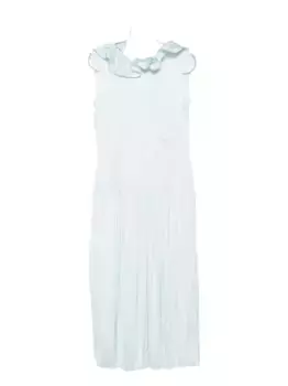Макси-платье с оборкой на шее JIL SANDER, синий