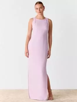 Макси-платье с завязками на спине Whistles, цвет Lilac