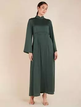 Макси-платье со складками rayie Aab, зеленый