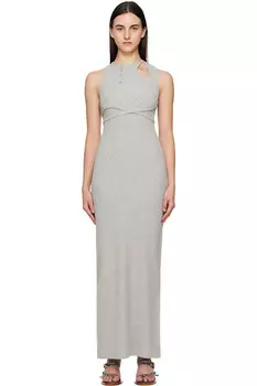 Макси-платье Tank Ottolinger, серебряный