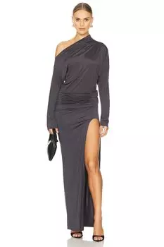 Макси-Платье тео H:Ours, серый