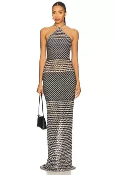 Макси-платье Wisteria от Tularosa, black & white