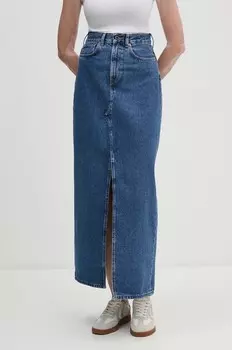 MAXI SKIRT джинсовая юбка HW Pepe Jeans, темно-синий