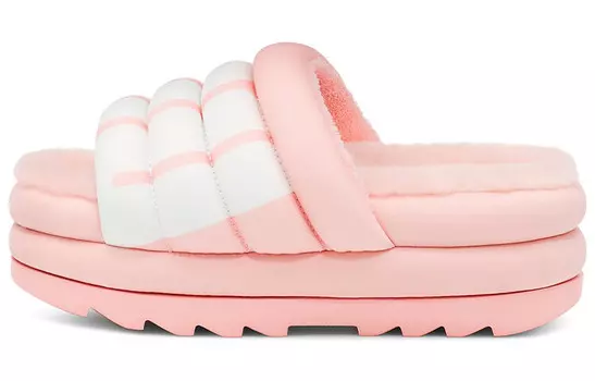 Maxi Slide Logo Pink Scallop женские Ugg