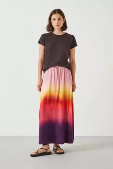 Макси юбка Avery Ombre Hush, оранжевый