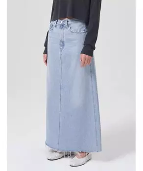 Макси юбка хилла Agolde, мультиколор