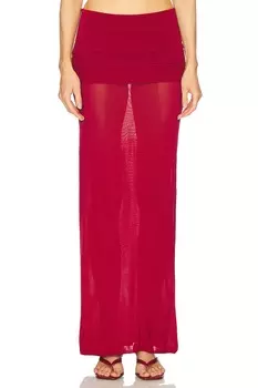 Макси-юбка Maya Loba, red