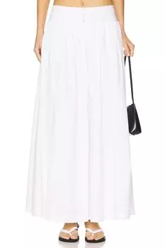 Макси-юбка с заниженной талией Weworewhat, classic white