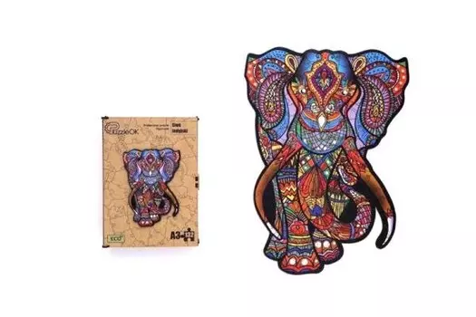 Максик, пазл Индийский слон, 132 шт. Maksik