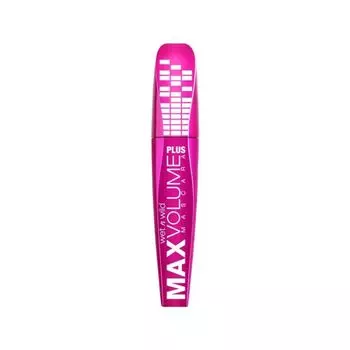 Максимальный объем плюс тушь Wet n wild, 8 мл (amp'd black)