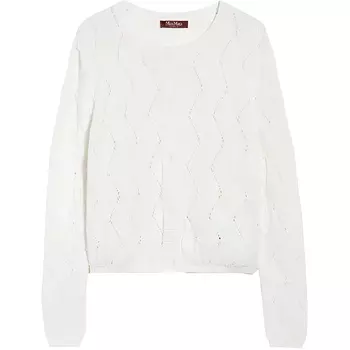 MaxMara Джемпер женский белый
