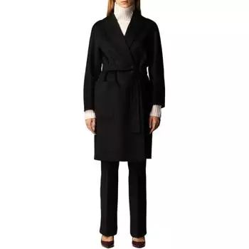 MaxMara Пальто Женское Черное