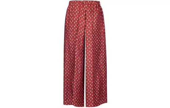 MaxMara Повседневные брюки женские красные