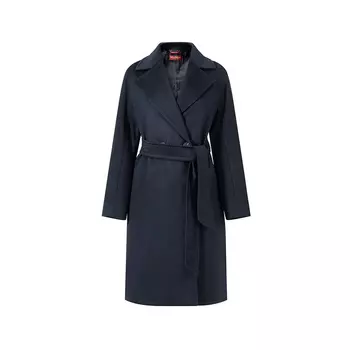 MaxMara Studio Пальто женское темно-синее