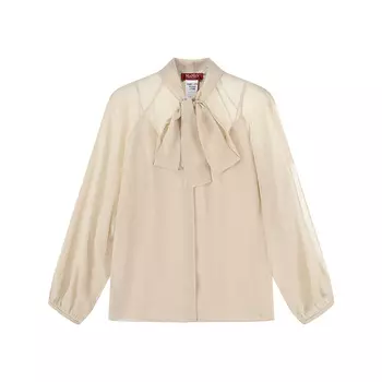 MaxMara Studio Рубашка женская бежевая