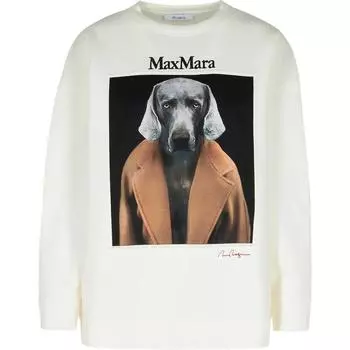 MaxMara Толстовка женская белая