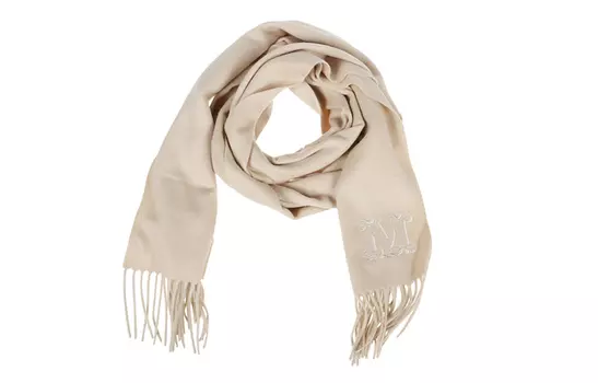 MaxMara Вязаный шарф унисекс коричневые