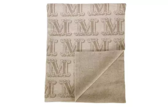 MaxMara Вязаный шарф женский светло-коричневые