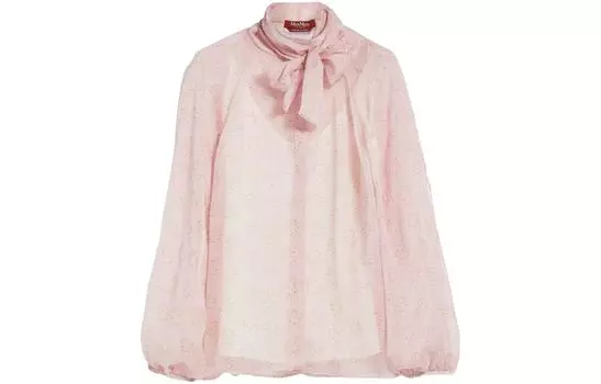 MaxMara Женская рубашка SS24 розового цвета