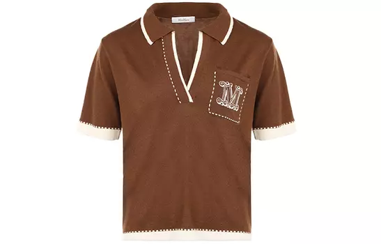 MaxMara Женский свитер свободного кроя, коричневый