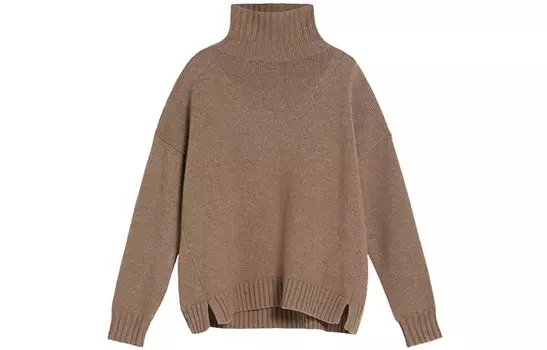 MaxMara Женский свитер свободного кроя, коричневый