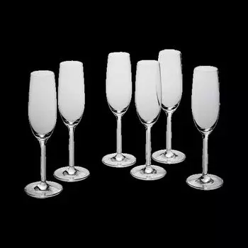 Maxwell & Williams Vintage Champagne Flutes GB, набор из 6 шт., бокал для шампанского, бокал для просекко, бокал для шампанского, 180 мл, SM1007