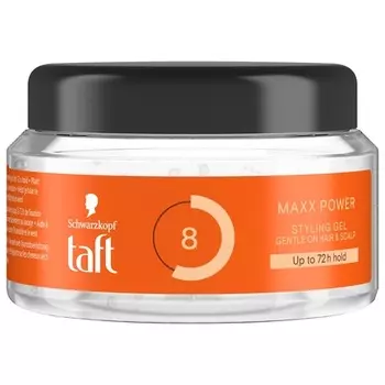 Maxx Power Gel - Гель для волос сильной фиксации Taft