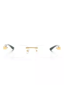 Maybach очки The Artist III в прямоугольной оправе, золотистый