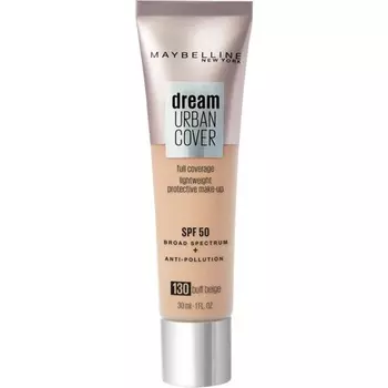 Maybelline Dream Urban Cover All-In-One Защитный макияж 130 Buff Beige 30 мл Maybelline New York
