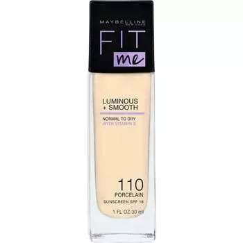 Maybelline Fit Me Luminous + Smooth Foundation 110 Porcelain 30мл Maybelline New York