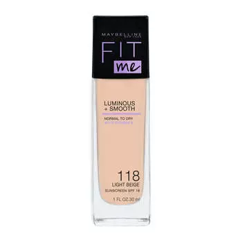 Maybelline Fit Me Luminous + Smooth Foundation 118 Светло-бежевый 30 мл