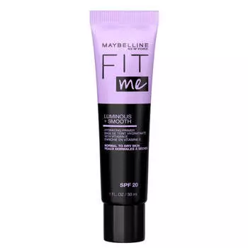 Maybelline Fit Me Luminous+Smooth Hydrating Primer увлажняющая и сияющая основа под макияж 30мл