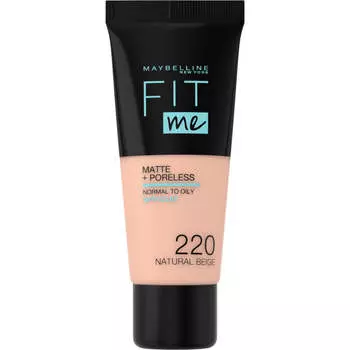 Maybelline Fit Me Matte & Poreless Foundation 220 Натуральный Бежевый 30мл