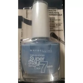 Maybelline Forever Strong Super Stay 7 дней № 610 керамический синий 10 мл, Maybelline New York
