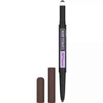 Maybelline Карандаш для бровей Express Brow Satin Duo двусторонний 04 Темно-коричневый 0,71г