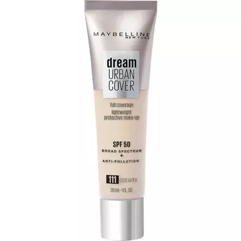 Maybelline New York Dream Urban Cover Универсальная тональная основа 30 мл 111 Cool Ivory
