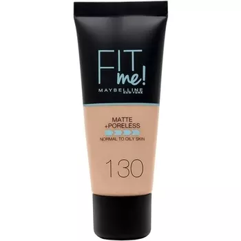 Maybelline New York Fit Me Matte & Poreless Foundation 30ml 130 Buff Бежевый