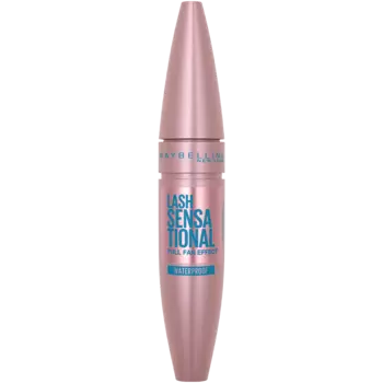 Maybelline New York Lash Sensational водостойкая черная тушь для ресниц, 9,5 мл