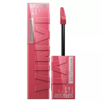 Maybelline New York Superstay Vinyl Ink Pink Жидкая губная помада с виниловым эффектом Глянцевая стойкая знойная 4,2 мл