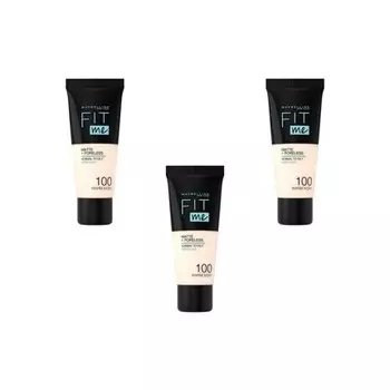 Maybelline New York Тональная основа Fit Me Matte & Poreless 100 Warm Ivory 30 мл