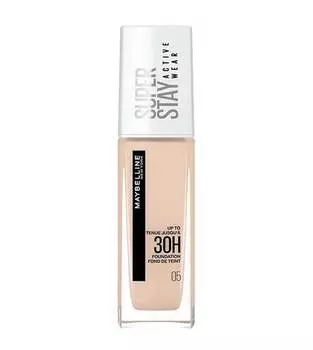 Maybelline Стойкая тональная основа для лица Super Stay Active Wear 30H Foundation 05 Light Beige 30 мл