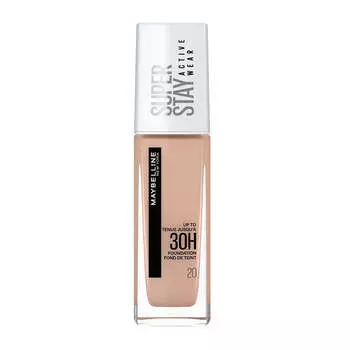 Maybelline Стойкая тональная основа для лица Super Stay Active Wear 30H Foundation 20 Cameo 30 мл