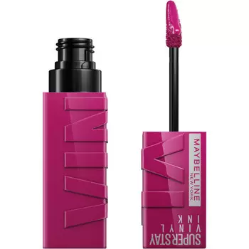 Maybelline, Super Stay Vinyl Ink, виниловая жидкая губная помада, оттенок 170 Unafraid, 4,2 мл