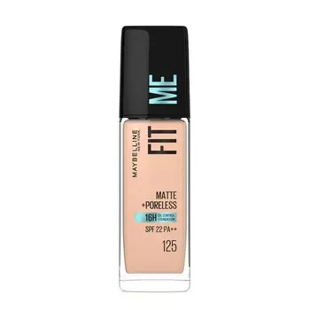 Maybelline Тональный крем Fit Me Matte And Poreless 125 Nude Beige, Nude Beige