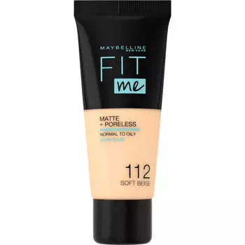 Maybelline Тональный крем Fit Me Matte & Poreless Foundation 112 Мягкий бежевый 30 мл