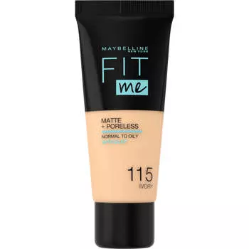 Maybelline Тональный крем Fit Me Matte & Poreless Foundation 115 Цвет слоновой кости 30 мл