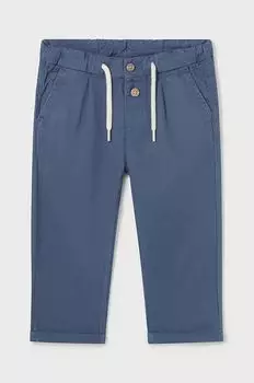 Mayoral Брюки из смесового льна детские, синий