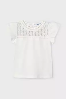 Mayoral Детская футболка, бежевый